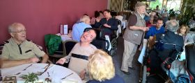 im Restaurant in Steinhude